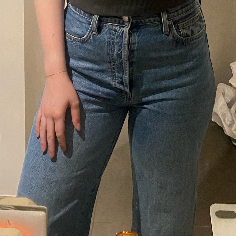 Denim Forum Farrah Wide Leg Jean